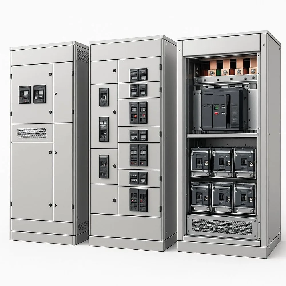 Low voltage distribution switchboard panels