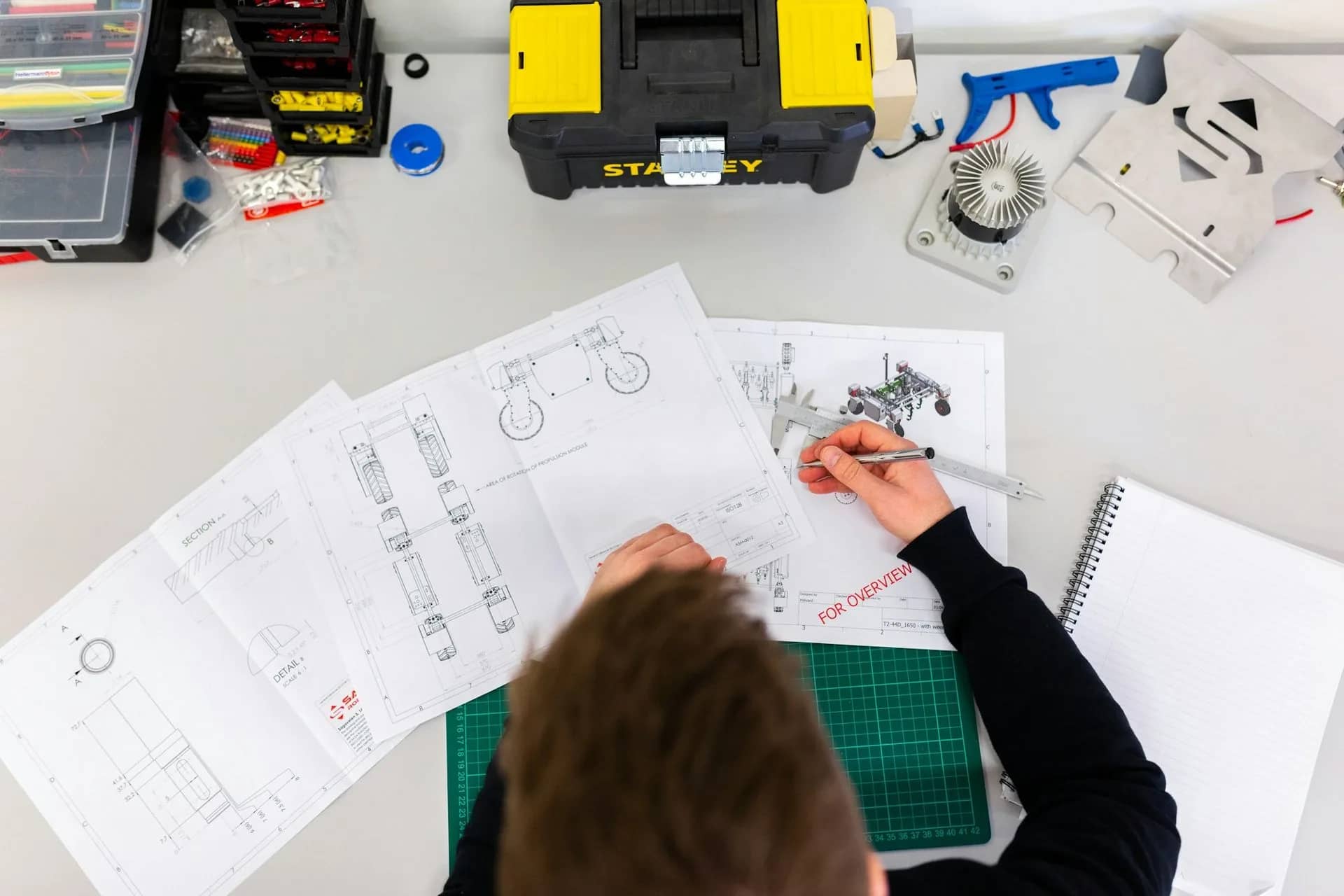 Electrical engineering drawings and project plans