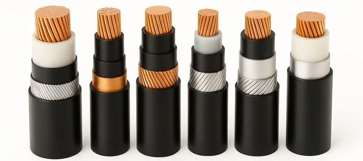 High voltage underground power cable