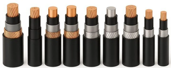 XLPE insulated medium voltage power cables