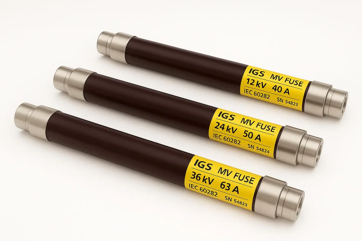 Medium voltage HRC current-limiting fuses