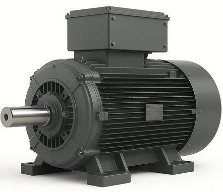 Medium voltage industrial electric motor